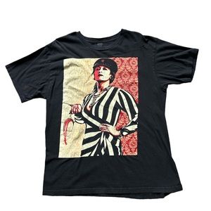 OBEY: Black Graphic Tee